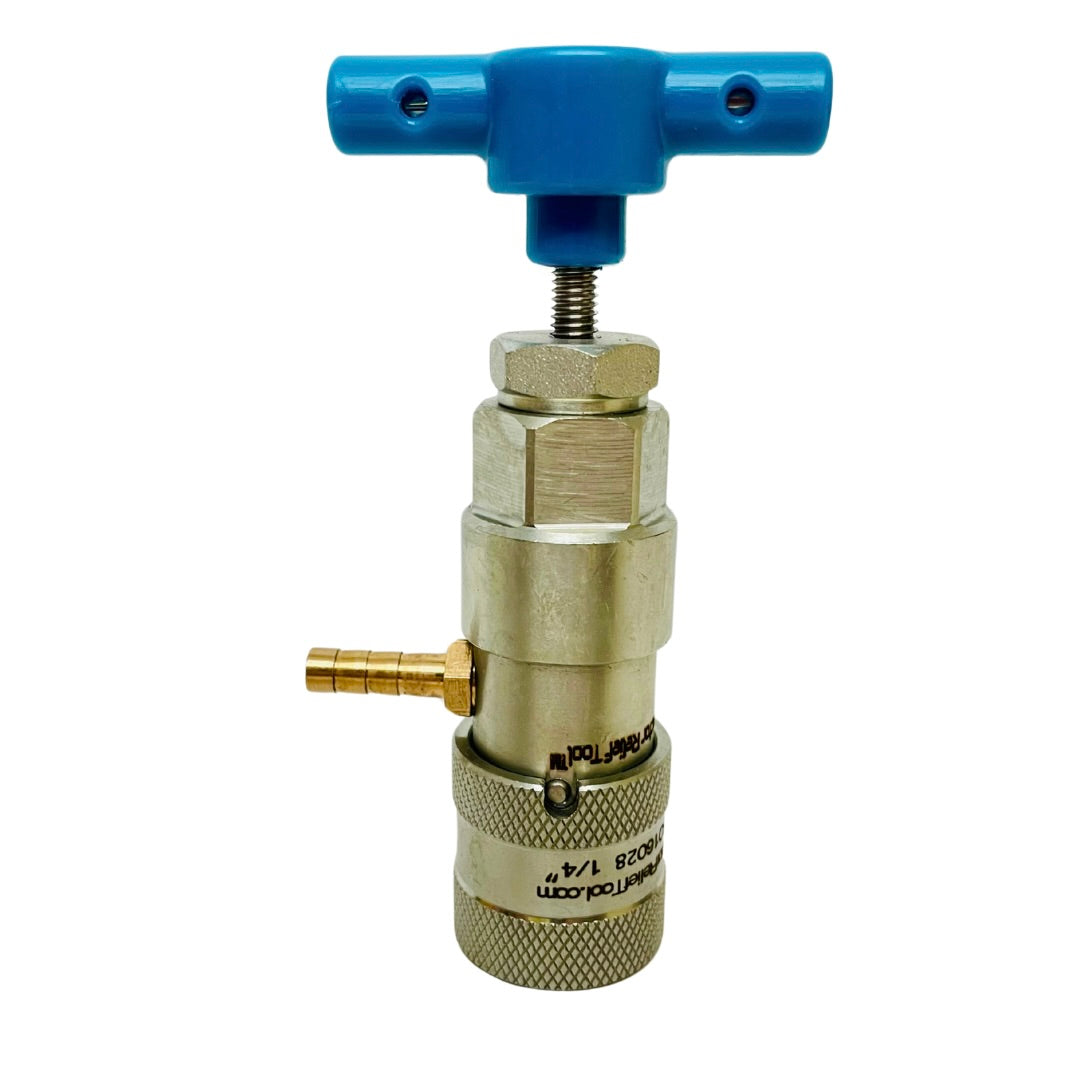 1/4" ISO 16028 Flat Face Skid Steer MALE Hydraulic Quick Coupler Pressure Decompression Relief Release Tool