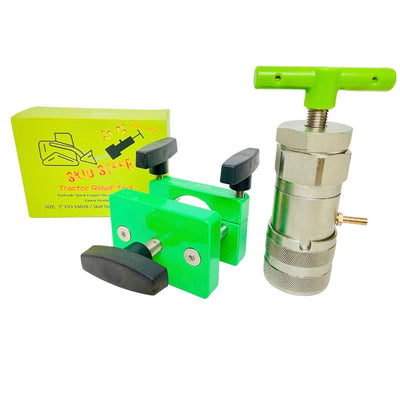 1" Both tools - 1" ISO 16028 Flat Face Skid Steer MALE and FEMALE Hydraulic Quick Coupler Pressure Decompression Relief Release Tool