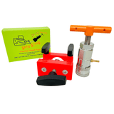 3/4" Both tools - 3/4" ISO 16028 Flat Face Skid Steer MALE and FEMALE Hydraulic Quick Coupler Pressure Decompression Relief Release Tool