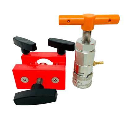 3/4" ISO 16028 Flat Face Skid Steer Tractor Relief Tool™ - Both Tools