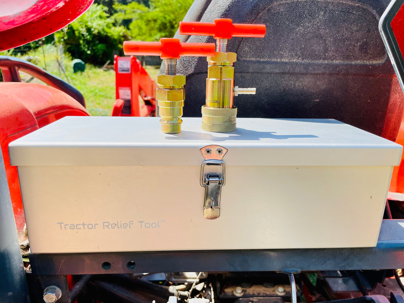 Hydraulic Quick Coupler Pressure Relief Tool | TractorReliefTool.com ...