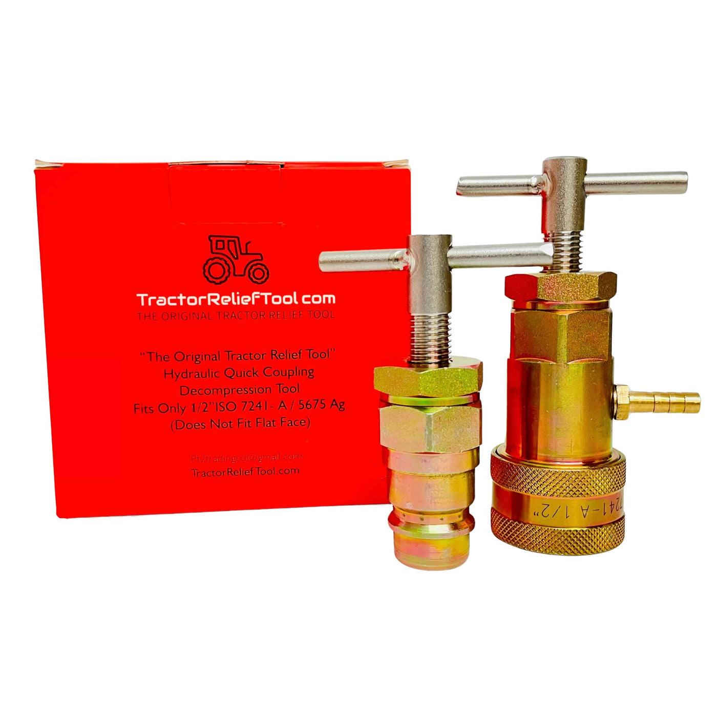 The Original Tractor Relief Tool - Hydraulic Quick Coupling Decompression Relief Tool