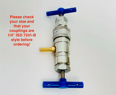 1/4" ISO 7241-B Hydraulic Quick Coupling Pressure Decompression Relief Release Tool - TractorReliefTool.Com Store