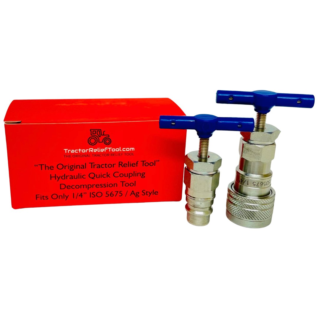 1/4" ISO 5675 / Ag / Pioneer Hydraulic Quick Coupling Pressure Decompression Relief Release Tool