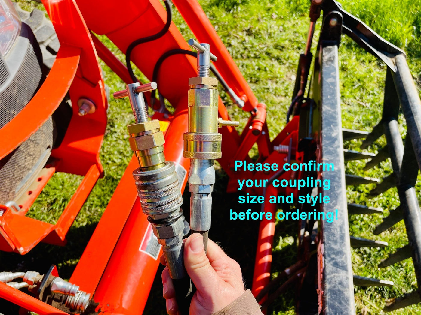 1/4" ISO 5675 / Ag / Pioneer Hydraulic Quick Coupling Pressure Decompression Relief Release Tool TractorReliefTool.Com Store